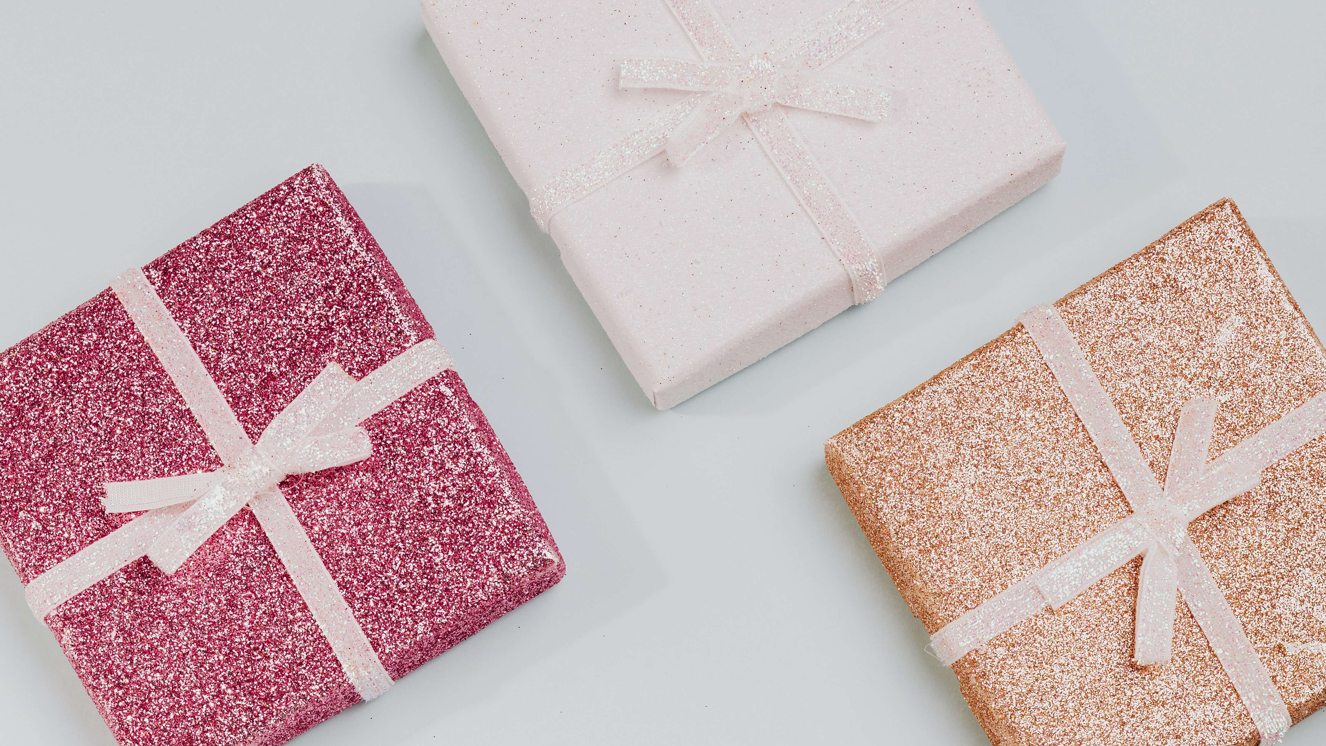 Gifts wrapped in bows