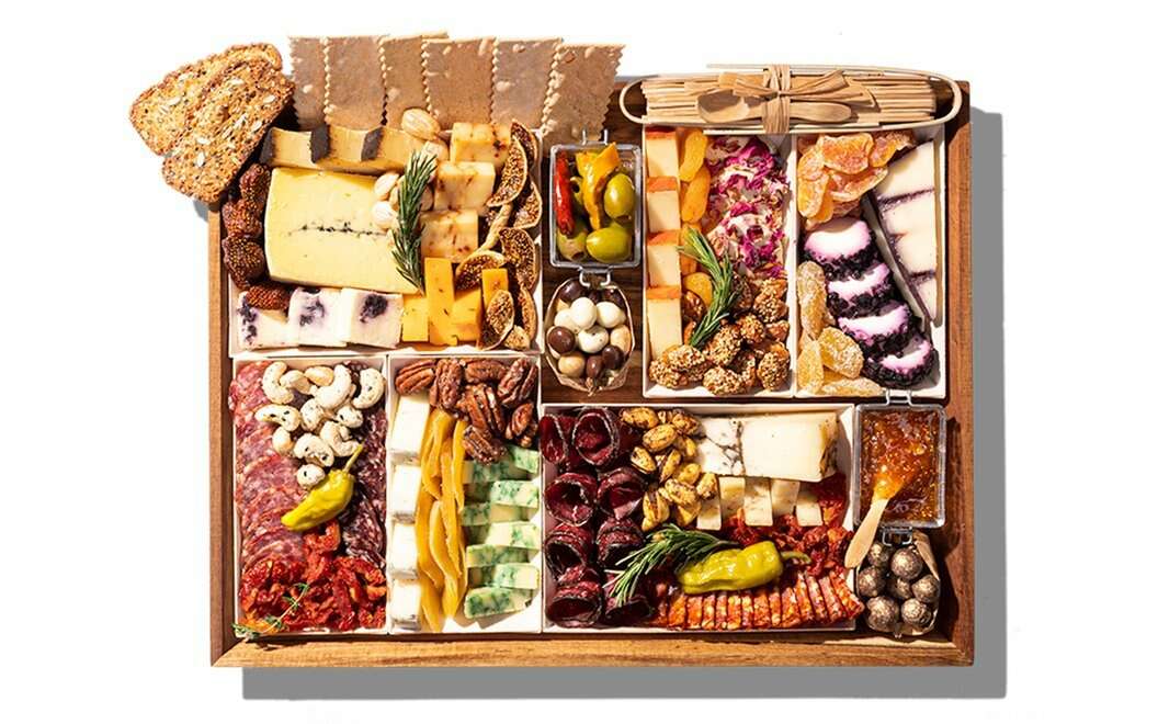 a specialty cheese board 
