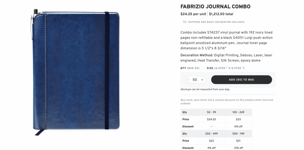 Custom Book Journal
