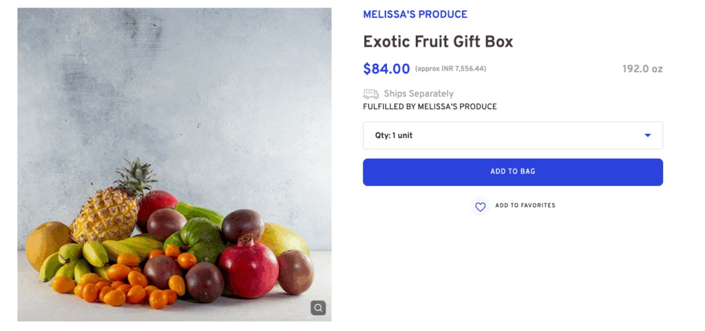 Succulent Fruit Basket