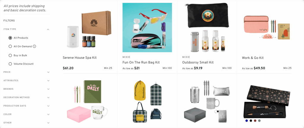 branded corporate gift boxes for national customer service week