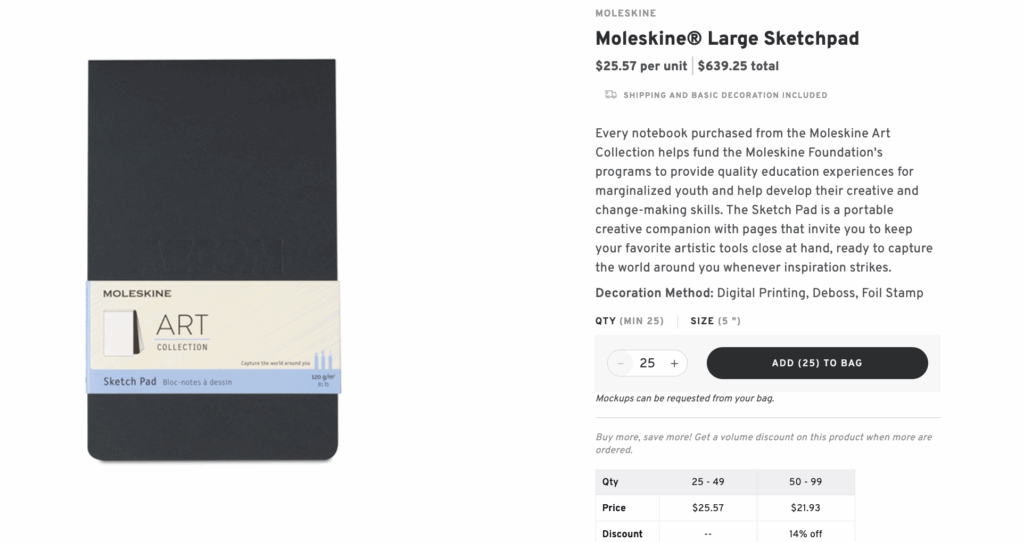 Moleskine Large Sketchpad