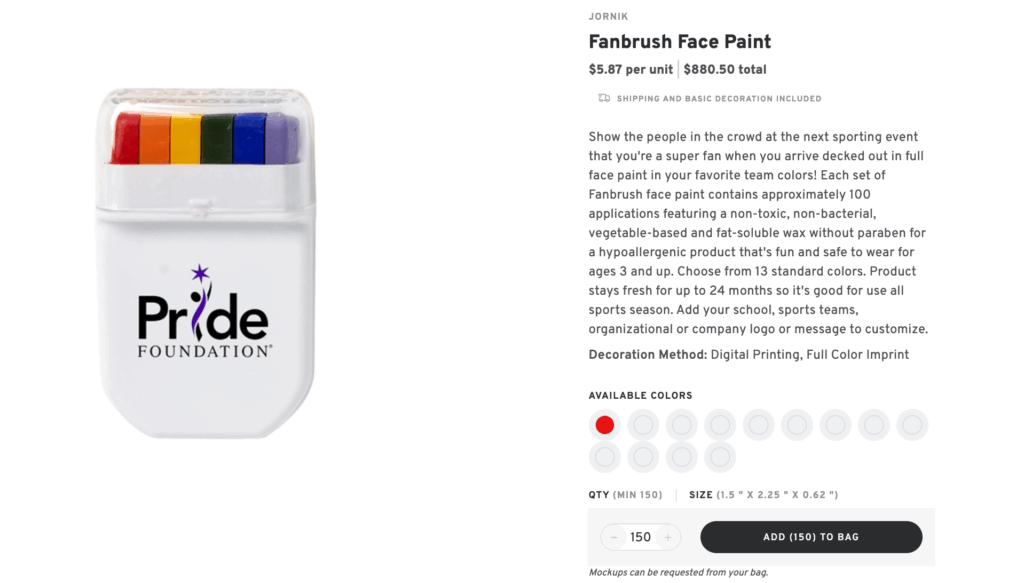 Fanbrush Face Paint