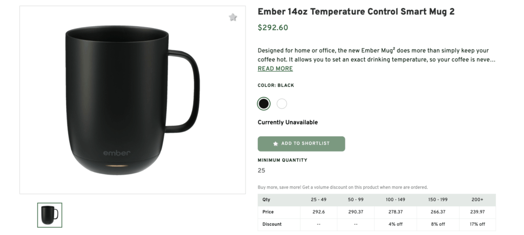 Temperature Control Smart Mug