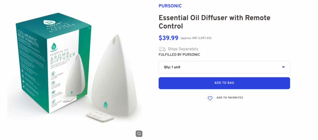 Essential Oil Diffuser