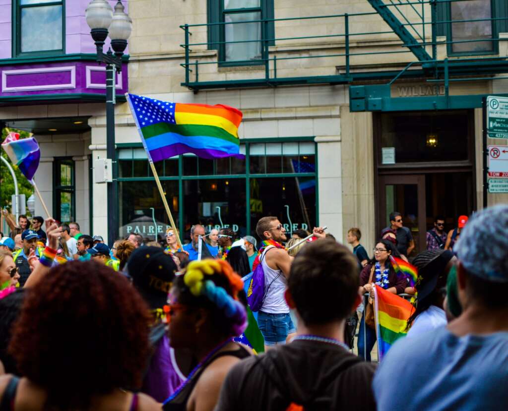 a pride parade