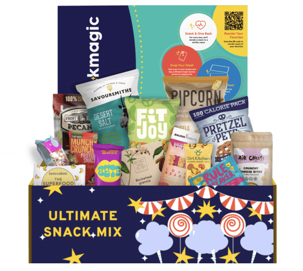 a curated snack box is a great job promotions gift idea 