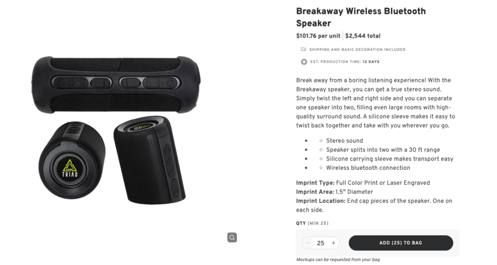 USA-Themed Wireless Bluetooth Speaker