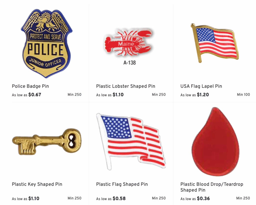 Enamel Pins and Badges