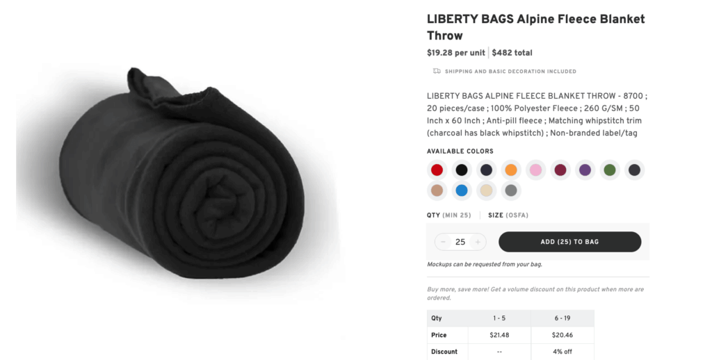 Cozy Fleece Throw Blanket