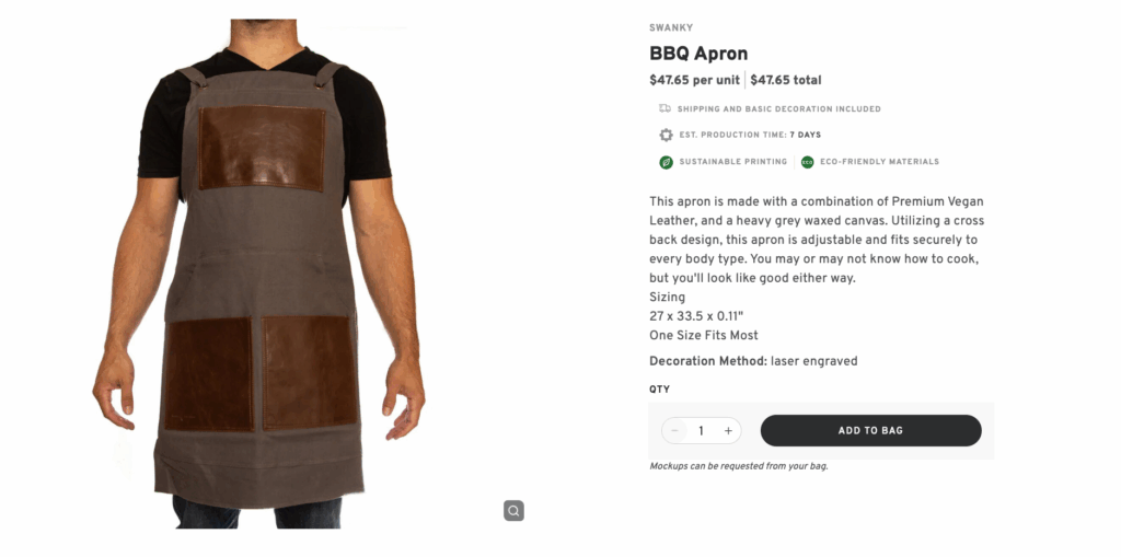Festive Thanksgiving-Themed Apron