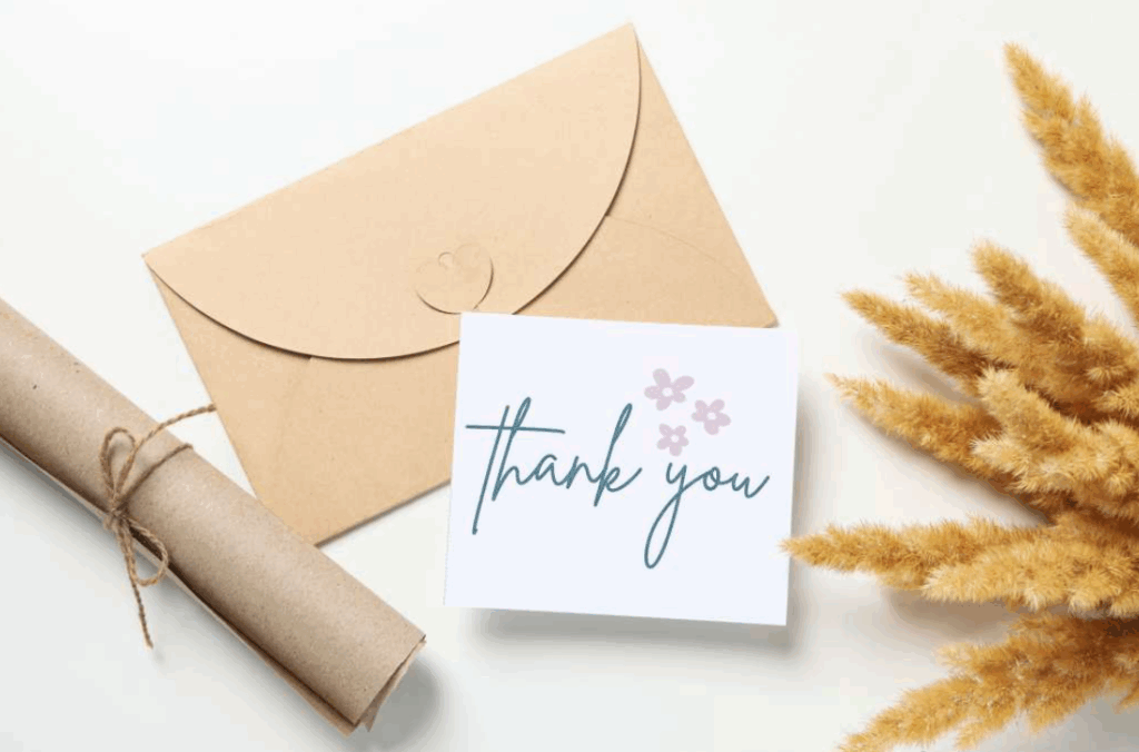 Personalized Thank-You Note