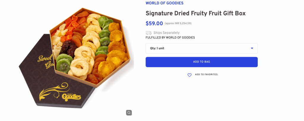 Dried Fruit Gift Basket