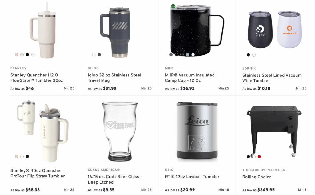 Personalized Drinkware (Tumblers, Water Bottles, Mugs)