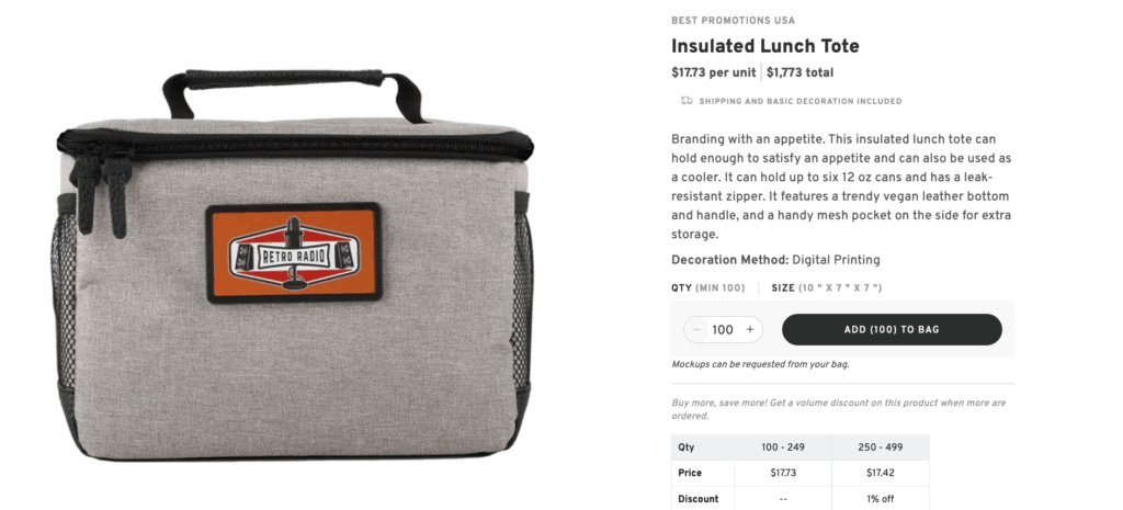 Insulated Lunch Bags