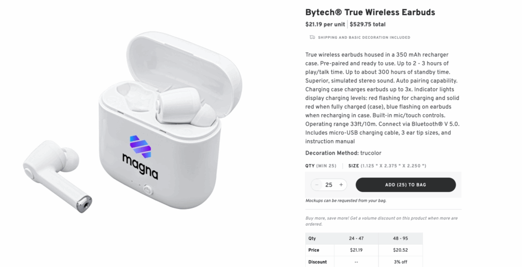 Custom Wireless Earbuds