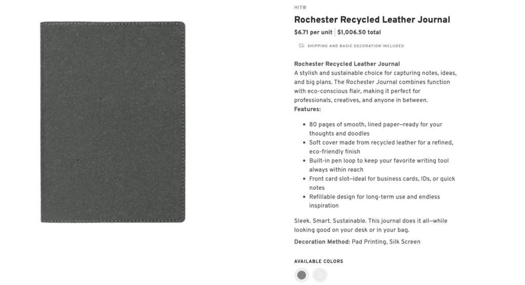 Customized Leather-Bound Journal