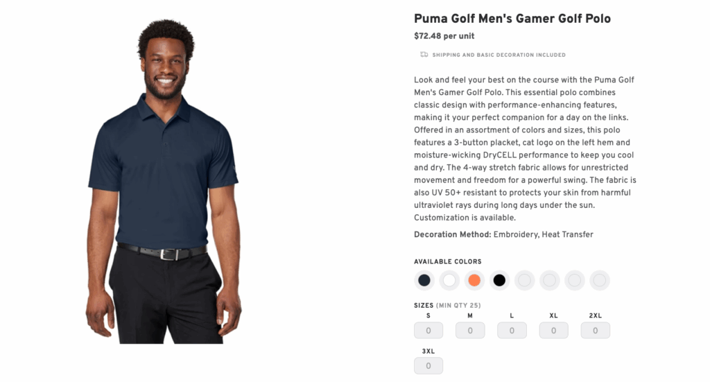 Branded Golf T-Shirt