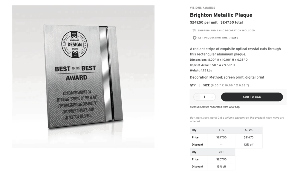 Personalized Career Milestone Plaques