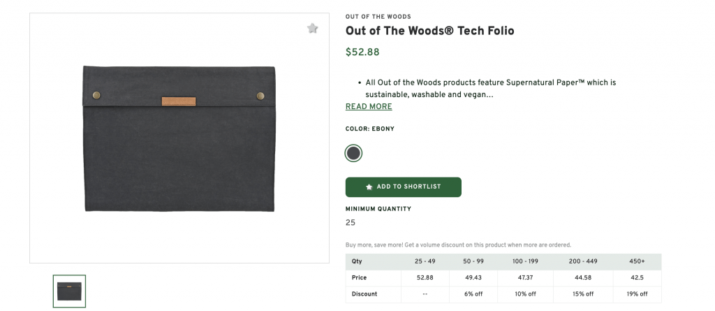 Out of the Woods Tech Folio