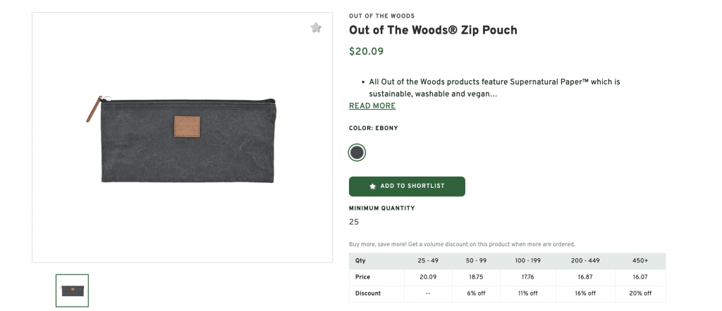 Out of the Woods Zippered Pouch