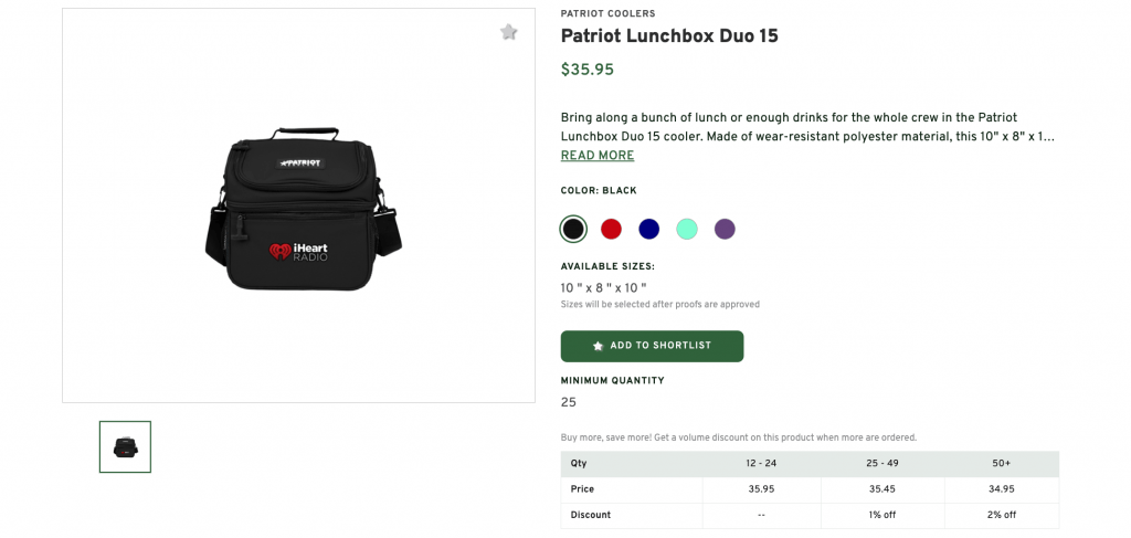 Patriot Lunchbox