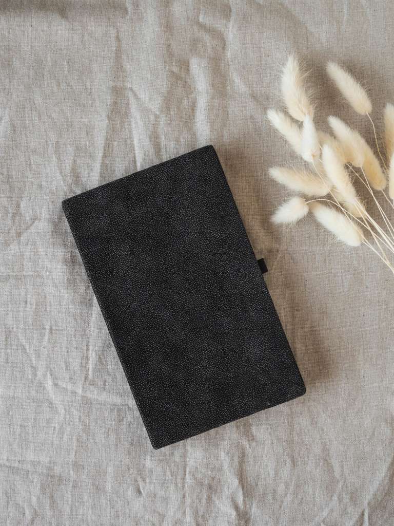 Black pocket journal and dry flow