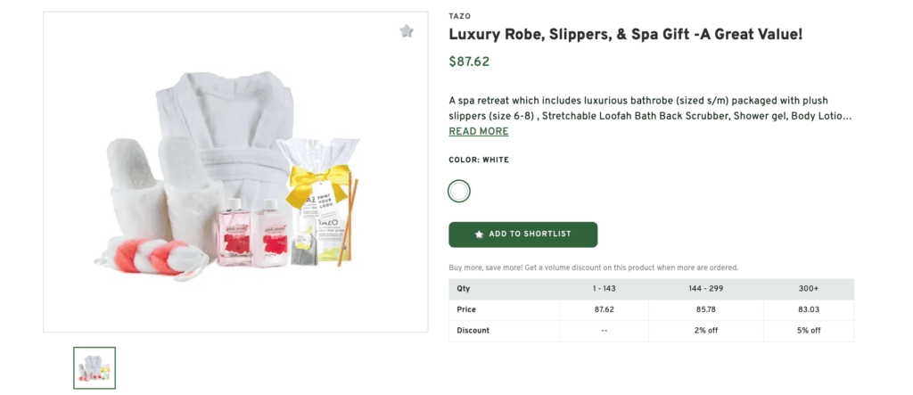 Luxury Robe, Slippers, & Spa Gift