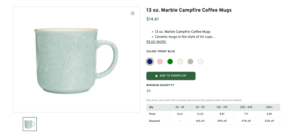 13 oz. Marble Campfire Coffee Mugs
