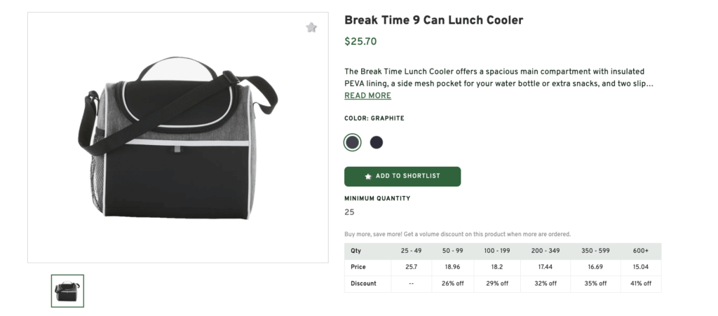 Break Time 9 Can Lunch Cooler