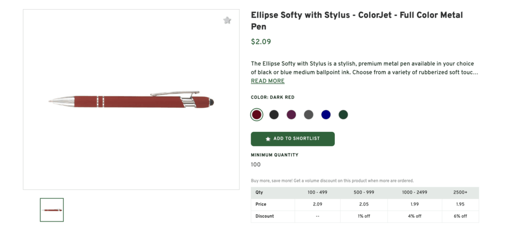 Inexpensive Gift Pen