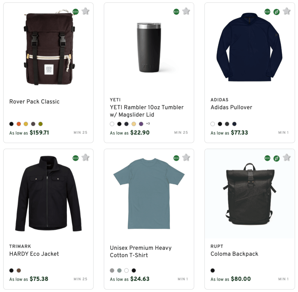 Eco-Friendly Merchandise