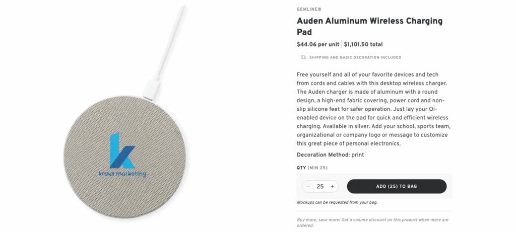 Custom Wireless Charging Pad – Innovative Branded Tech Gift