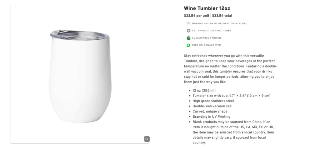 Custom Insulated Wine Tumbler – Festive Cheers for Clients