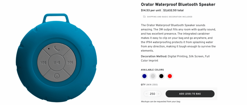 Wireless Bluetooth Speaker – Branded Tech Entertainment Swag