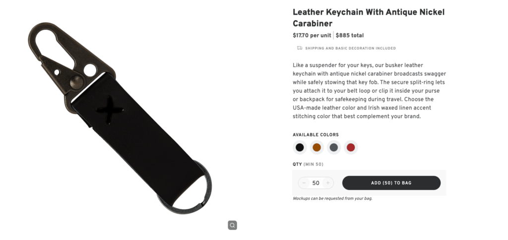 Custom Leather Keychain – Small Gift, Big Impact