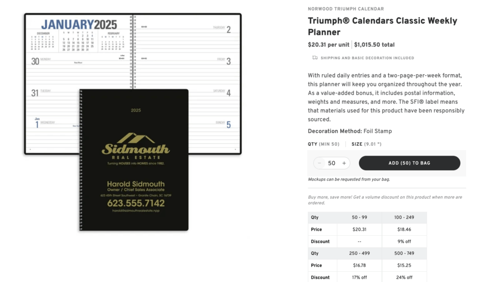 Personalized Weekly Planner