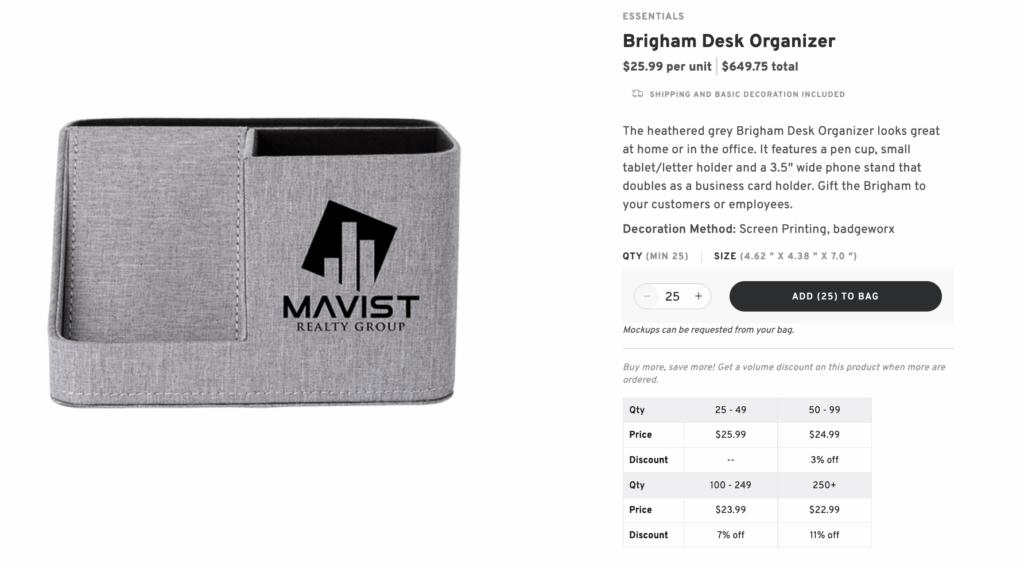 Customizable Desk Organizer