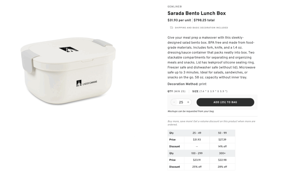 Sarada Bento Lunch Box