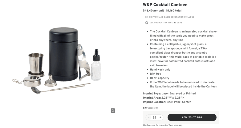 W&P Cocktail Canteen