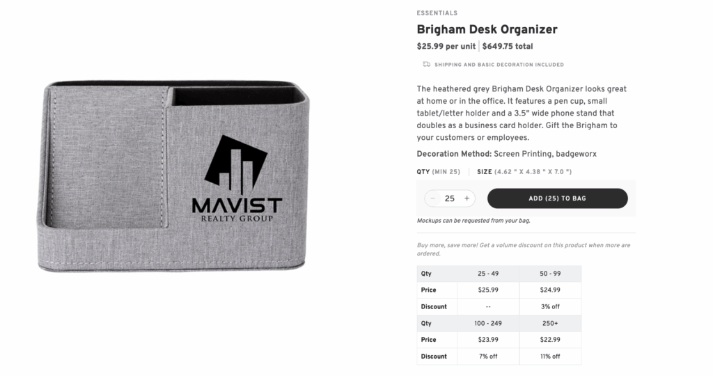 Rupt Designer Desk Organizer