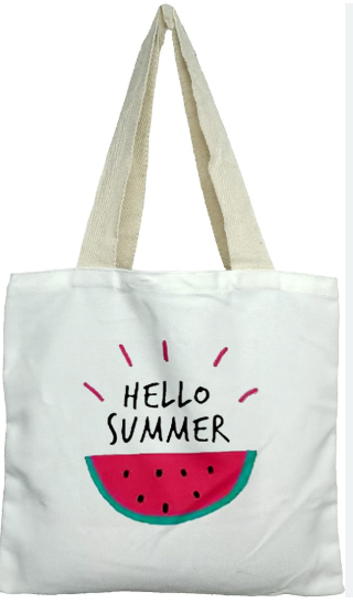 Custom Tote Bag with Summer Quote