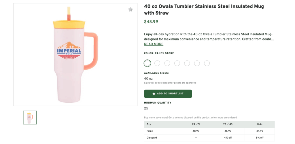 Stainless Steel Tumbler