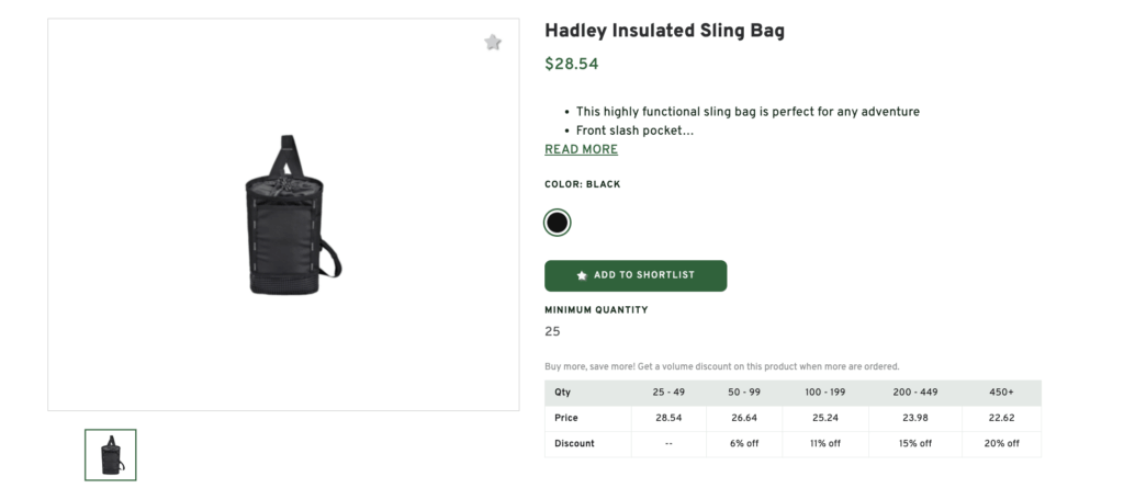 Hadley Insulated Sling Bag