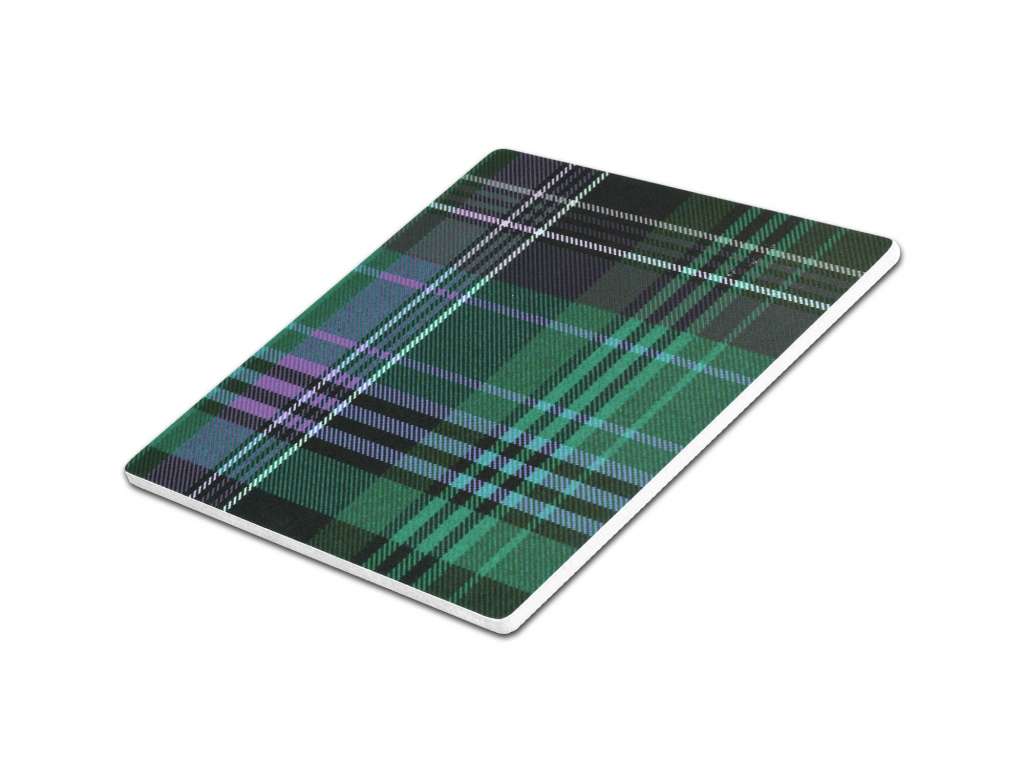 Plaid mouse pad