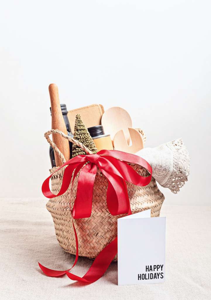 Gift basket for culinary enthusiast