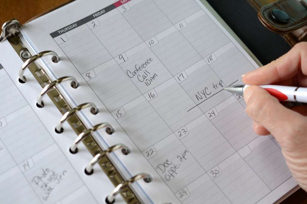 Planner calendar