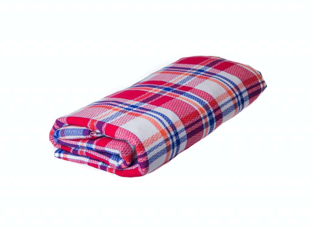 a blanket isolated on the white background