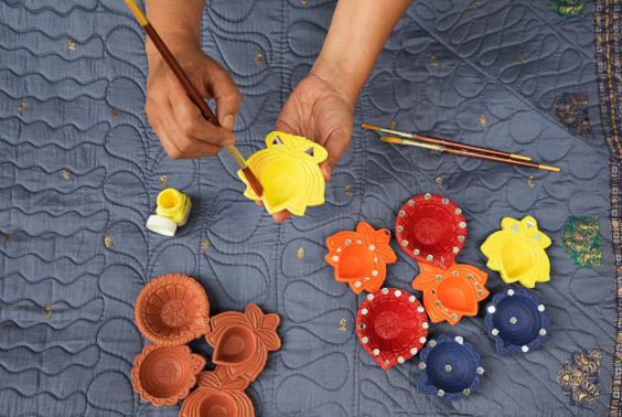 Diya Painting Activity