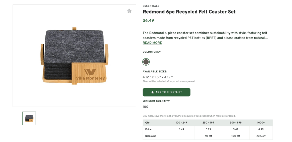 Recycled Coaster Set